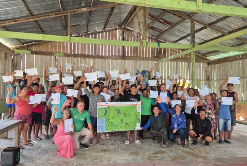 Em Maraã, Idam apoia a pesca manejada do pirarucu com curso e assistência técnica