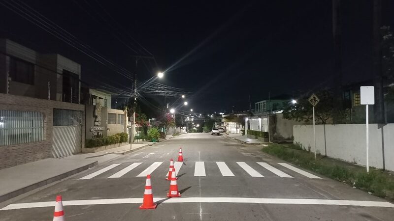 Prefeitura de Manaus reforça sinalização viária nas zonas Oeste e Sul