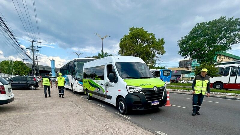 Prefeitura de Manaus realiza operação ‘Transporte Legal’ na zona Norte para reforçar a segurança dos passageiros