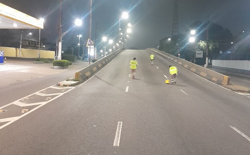 Prefeitura de Manaus reforça segurança viária com novas sinalizações em pontos estratégicos da cidade