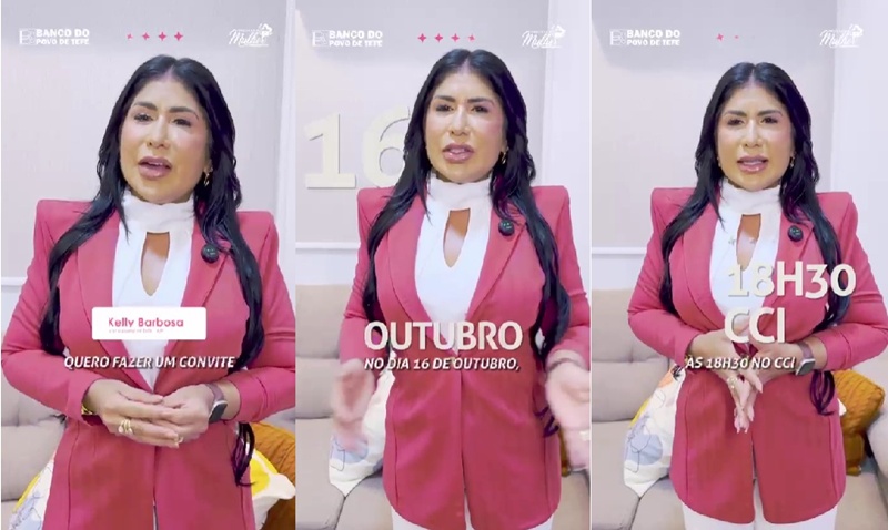 A Primeira dama de Tefé faz um convite todo especial para as mulheres Tefeenses