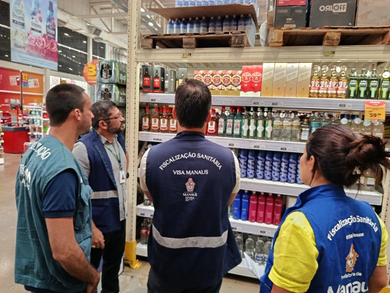 Operação ‘Zero Metanol’ chega a 28 estabelecimentos fiscalizados pela Prefeitura de Manaus