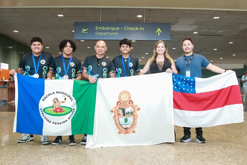 Estudantes da Prefeitura de Manaus participam da etapa nacional da Olimpíada Brasileira de Robótica