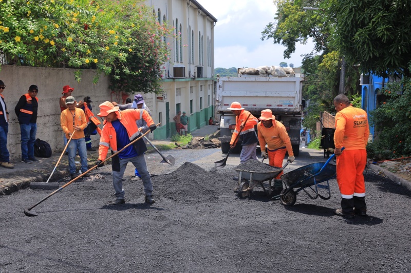 Prefeitura de Manaus reforça infraestrutura viária no bairro Zumbi dos Palmares 2