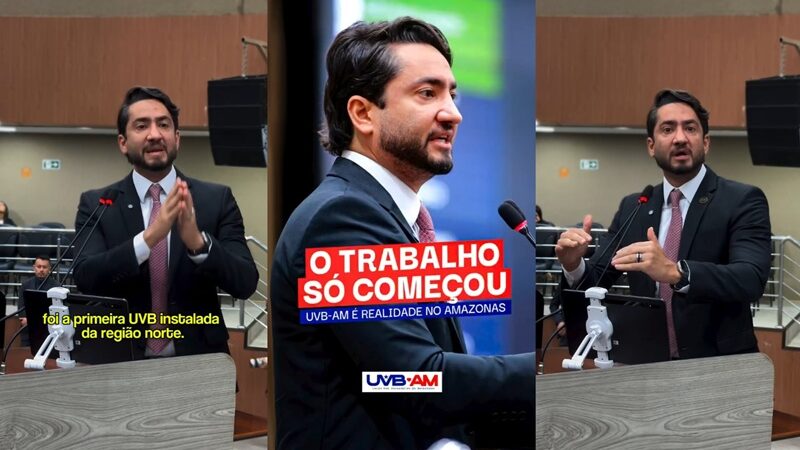 Vereador Diego Afonso diz que Manaus tem a primeira UVB instalada no Norte do Brasil