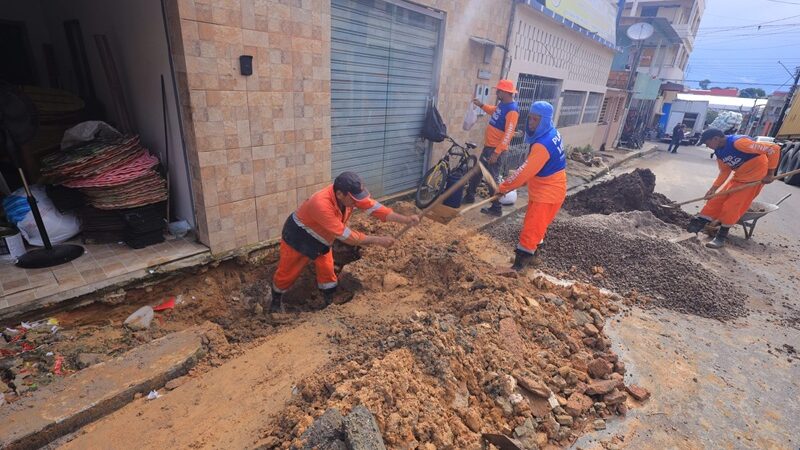 Prefeitura de Manaus garante resposta rápida e recupera sistema de drenagem profunda no bairro Alvorada