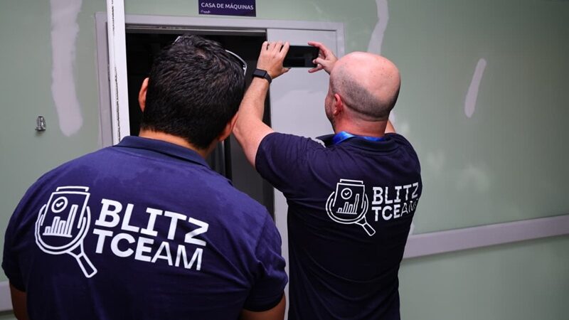 Blitz do TCE-AM inspeciona andamento das obras do Hospital do Sangue do Hemoam